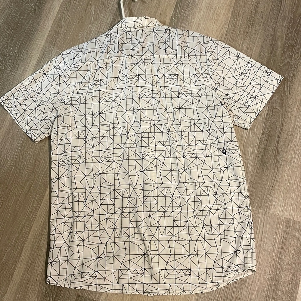 Like Volcom Stone Men’s Button Down, White With B… - image 4